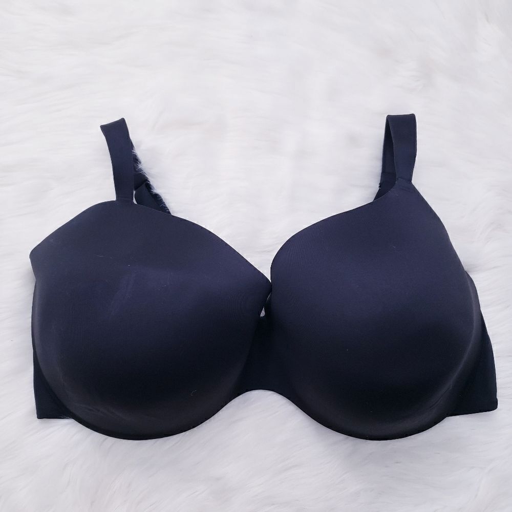 Auden Black Smooth Balconette Bra 46DDD